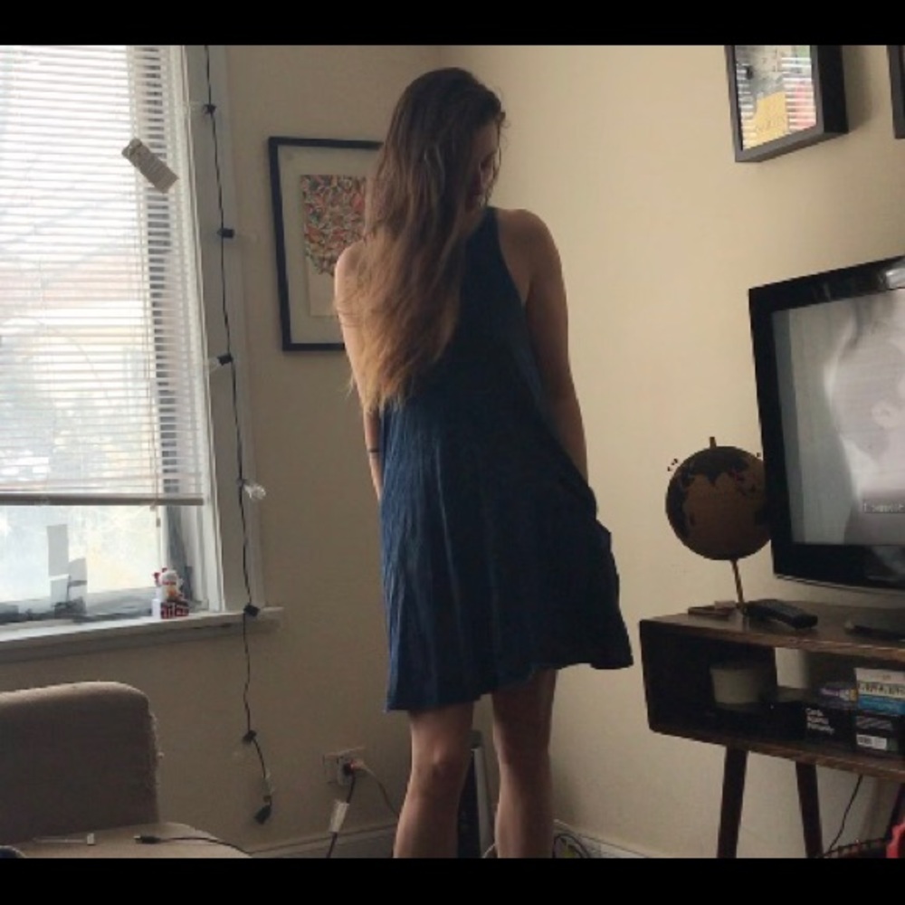 Navy Blue shift dress